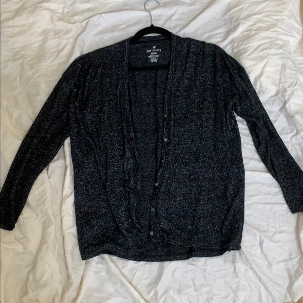 American Eagle Soft and Sexy Grey Cardigan